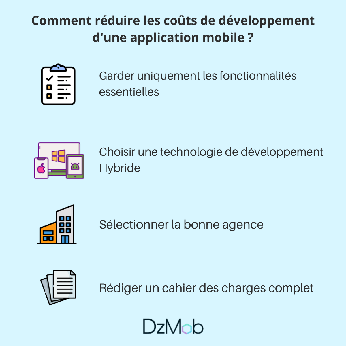 Comment réduire les coûts de développement d'une application mobile